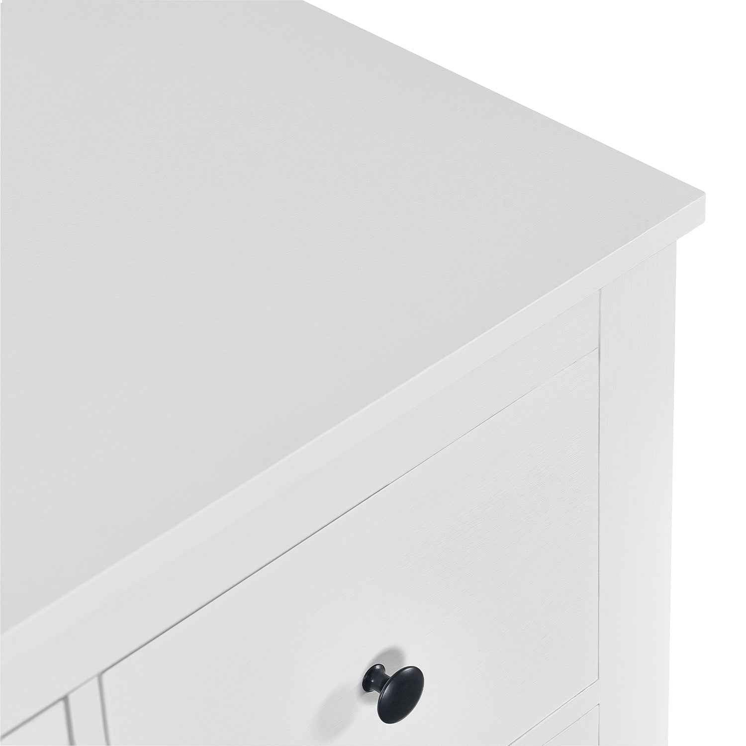 Modern White 9-Drawer Dresser for Bedroom - Ample Storage Wide Chest, Sturdy & Safe