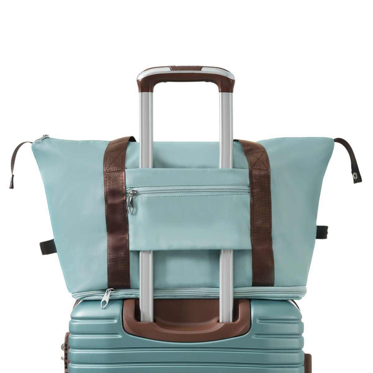 3-Piece Carry-On Luggage Set – Lightweight Hardshell ABS Suitcases, Airline Approved, 20 & 22-Inch, Blue