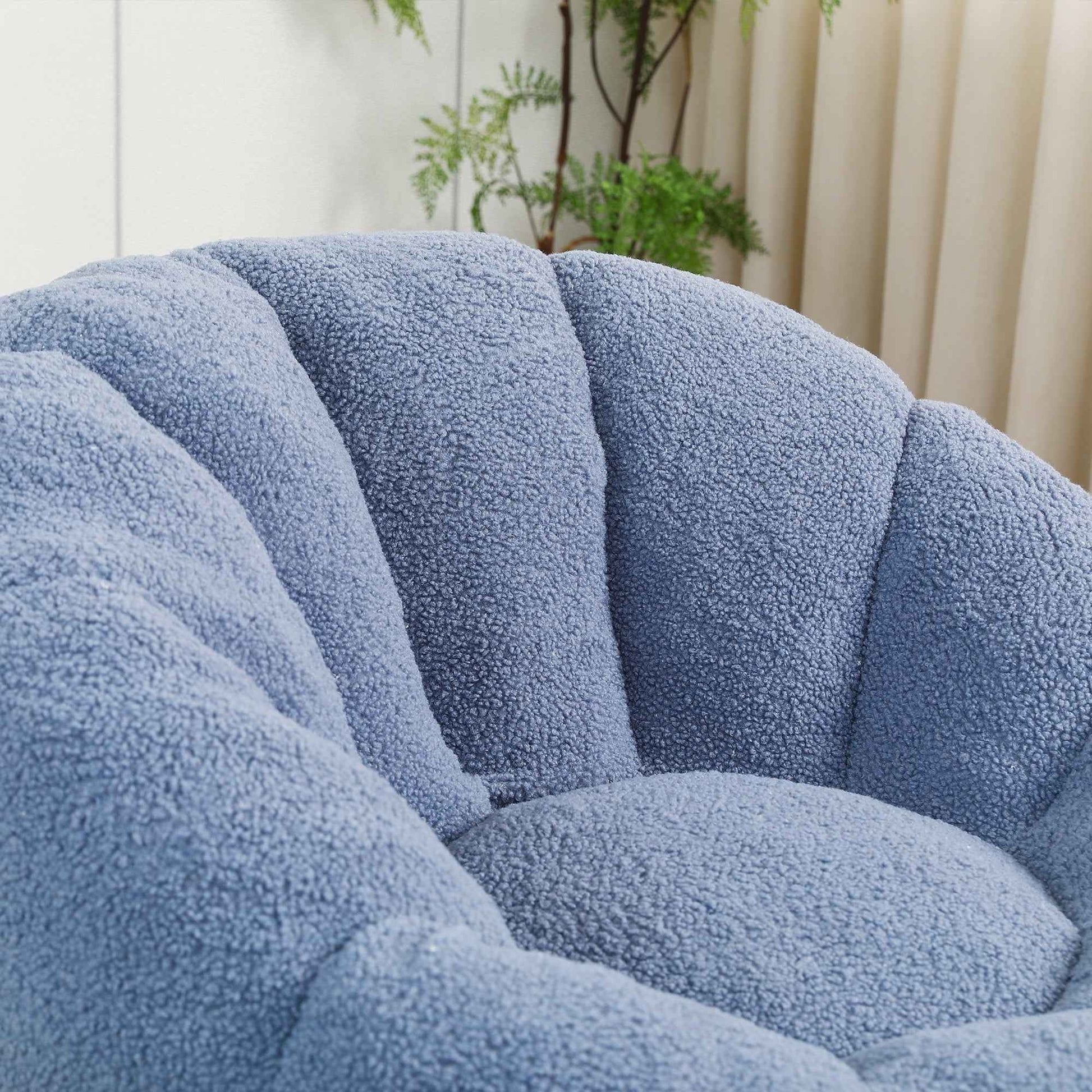 Bean Bag Chair, Bean Bag Sofa Chair with Armrests Stuffed High-Density Foam, Lazy Sofa Comfy Chairs BeanBag Chair for Adults in Living Room,Bedroom Reading