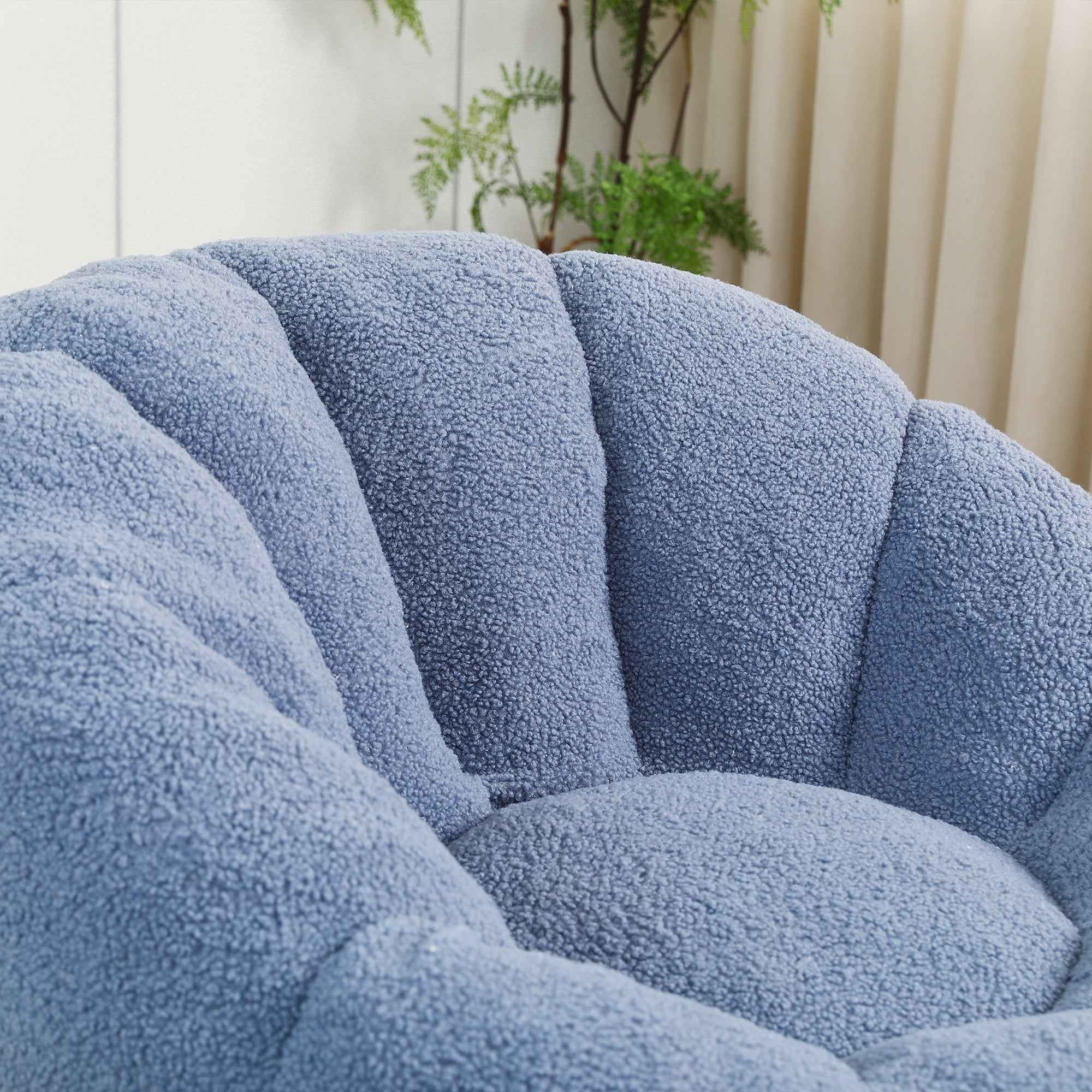 Bean Bag Chair, Bean Bag Sofa Chair with Armrests Stuffed High-Density Foam, Lazy Sofa Comfy Chairs BeanBag Chair for Adults in Living Room,Bedroom Reading