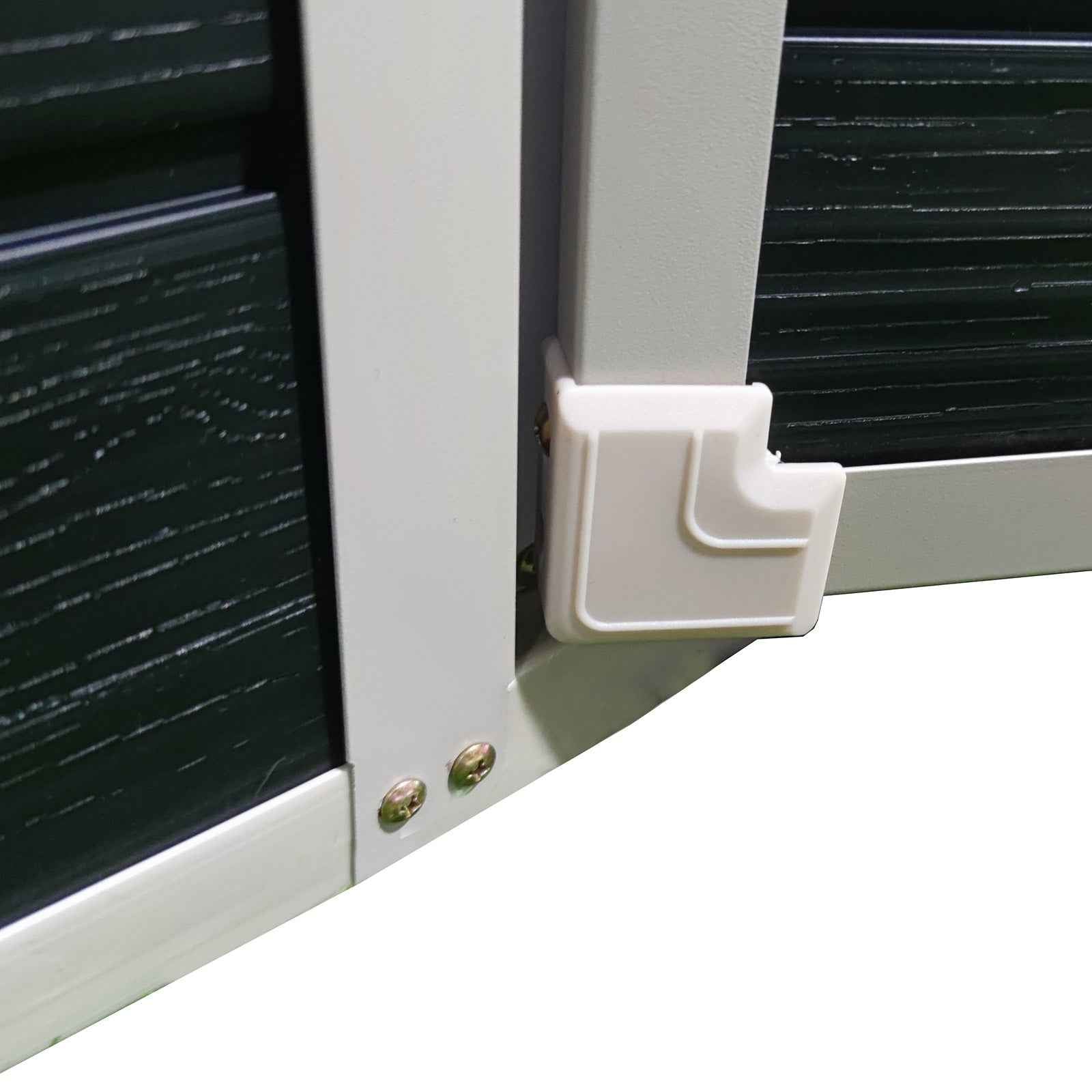 8x4ft Outdoor Resin Garden Shed with Floor and 2 Windows, Plastic Patio Outdoor Storage Shed with Lockable Door for Garden Tools, Bicycles, Trash Cans, Black