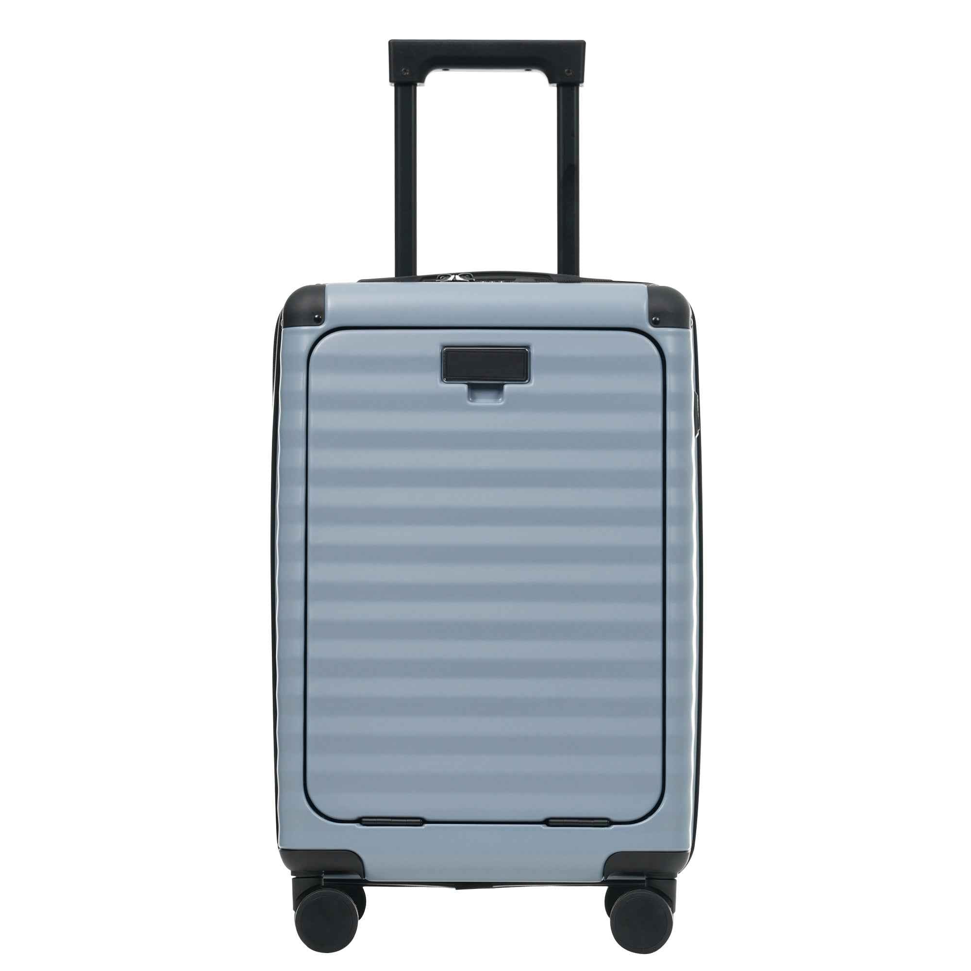 Luggage Sets 5 Piece with Front Opening , Hardside Expandable Carry on Suitcase with Spinner Wheels TSA Lock USB Port  Cup Holder Duffel Bag and Toiletry Bag