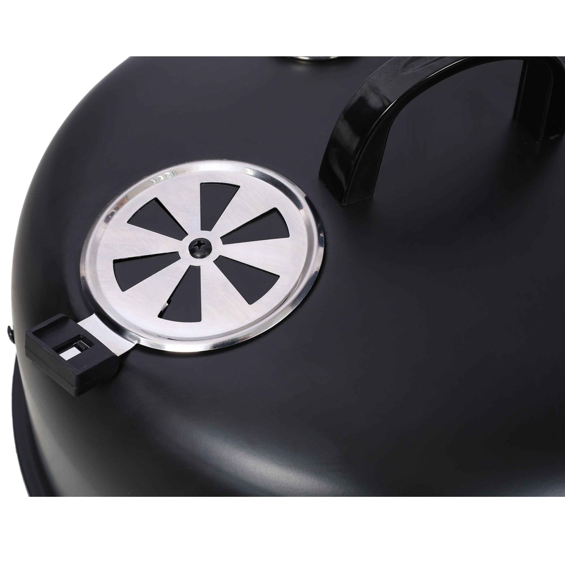 Charcoal Smoker Grill Wood Smoker Grills Outdoor Cooking 16 Inch Vertical Smoker Portable BBQ Grill for Camping, Black