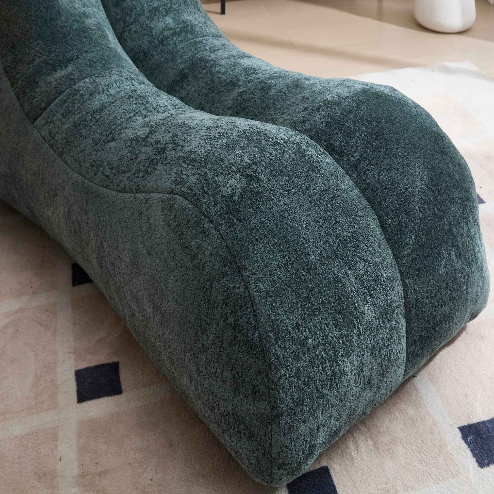 Creative Bean Bag Sofa Chair for Adults with High-Quality Sponge Filling and Polyester Fiber,59x30x23.6 inches