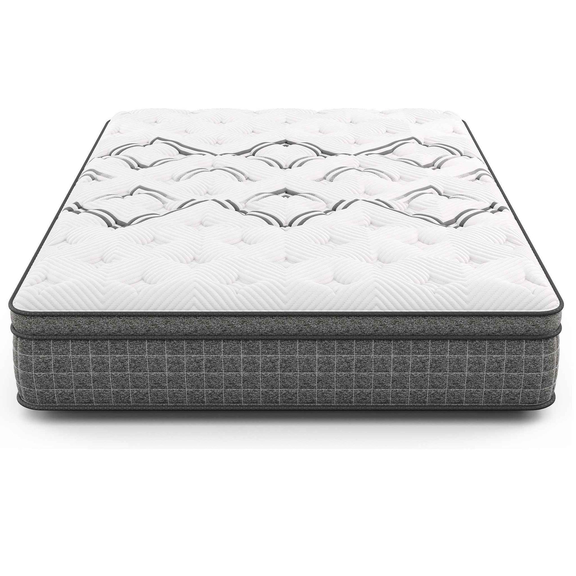 Diamond Soto cooling Copper conforming Hybrid with luxurious Euro-Top 12.5' - Medium Feel (Full), Greenguard Gold Certified, Made in the USA, White Label Ready