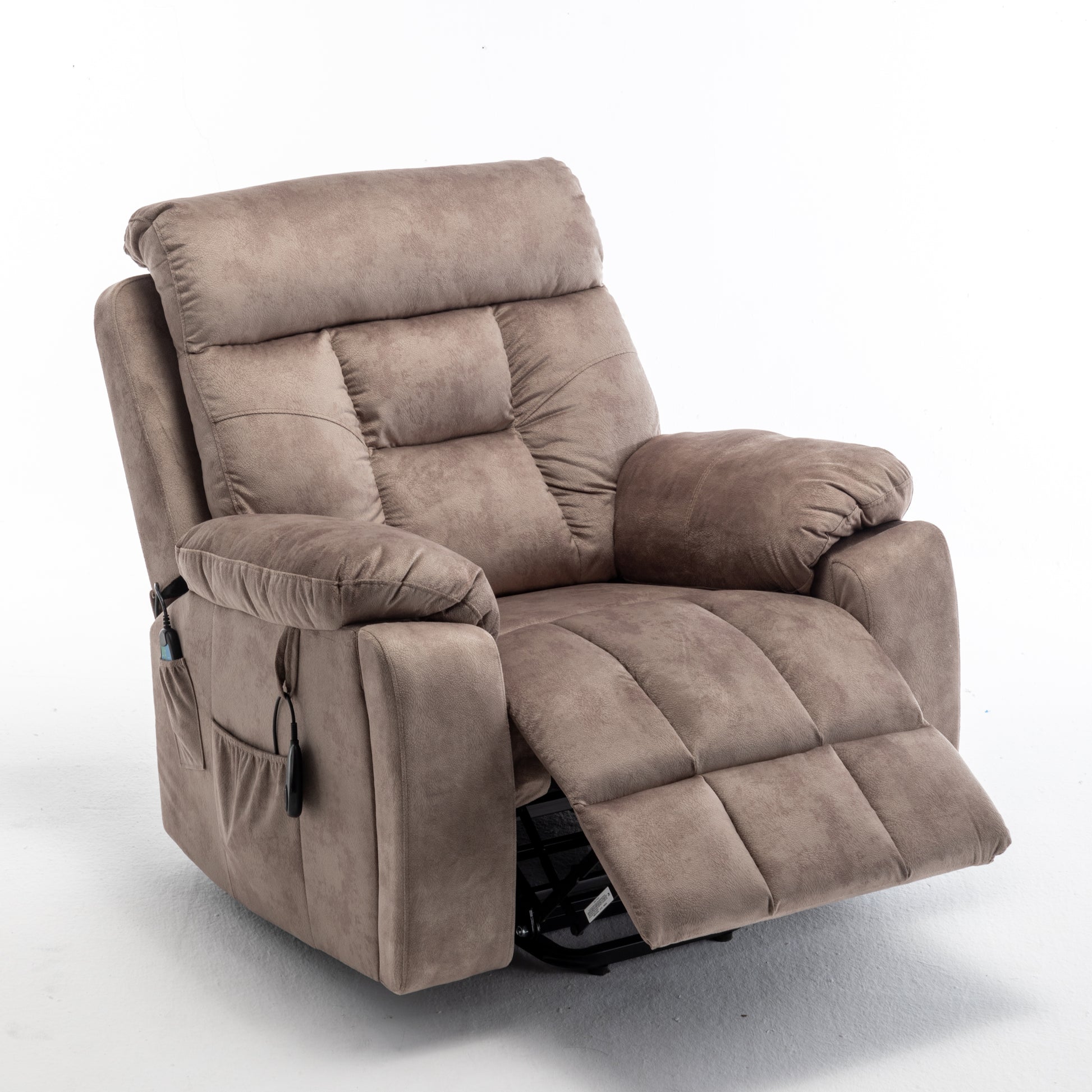 Lounge chair lift chair relax sofa chair living room furniture living room power elderly electric lounge chair (oversize, hidden cup holder) - Abrihome