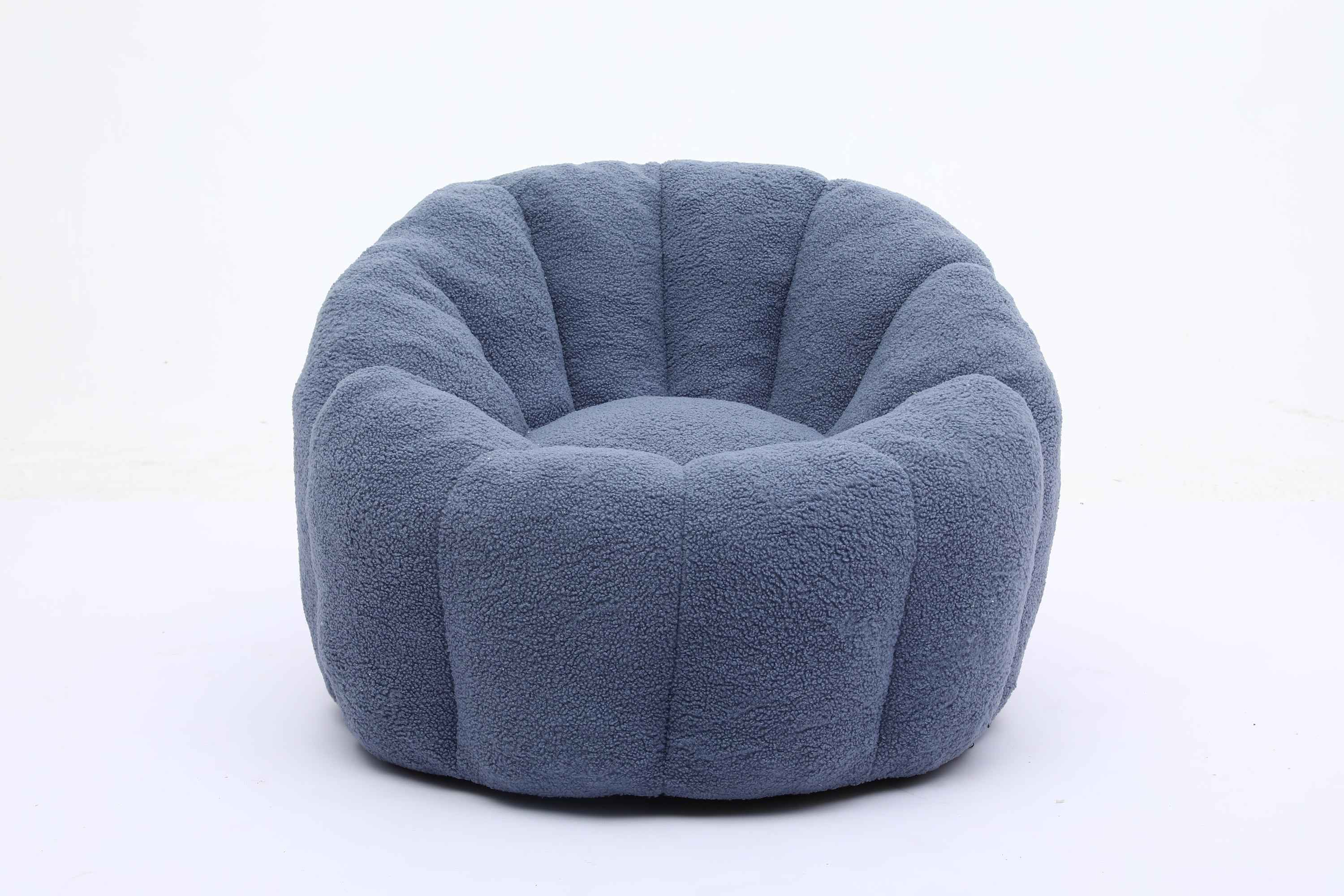 Bean Bag Chair, Bean Bag Sofa Chair with Armrests Stuffed High-Density Foam, Lazy Sofa Comfy Chairs BeanBag Chair for Adults in Living Room,Bedroom Reading
