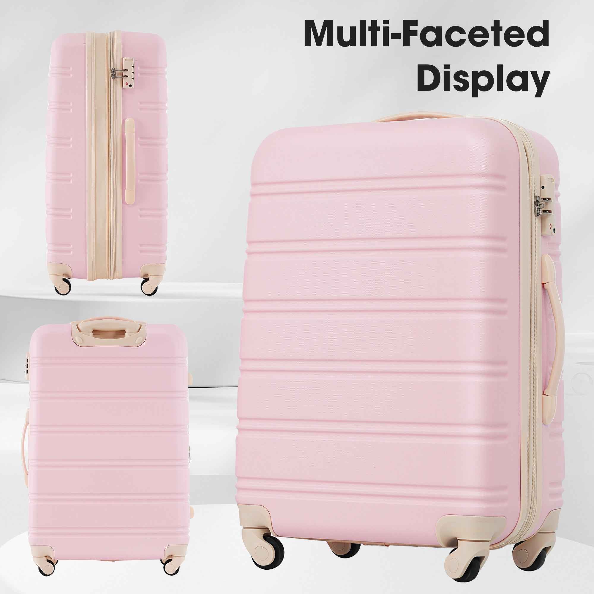 Hardshell Luggage Sets 4 pcs + Bag Spinner Suitcase with TSA Lock Lightweight-16'+20'+24'+28' Luggages