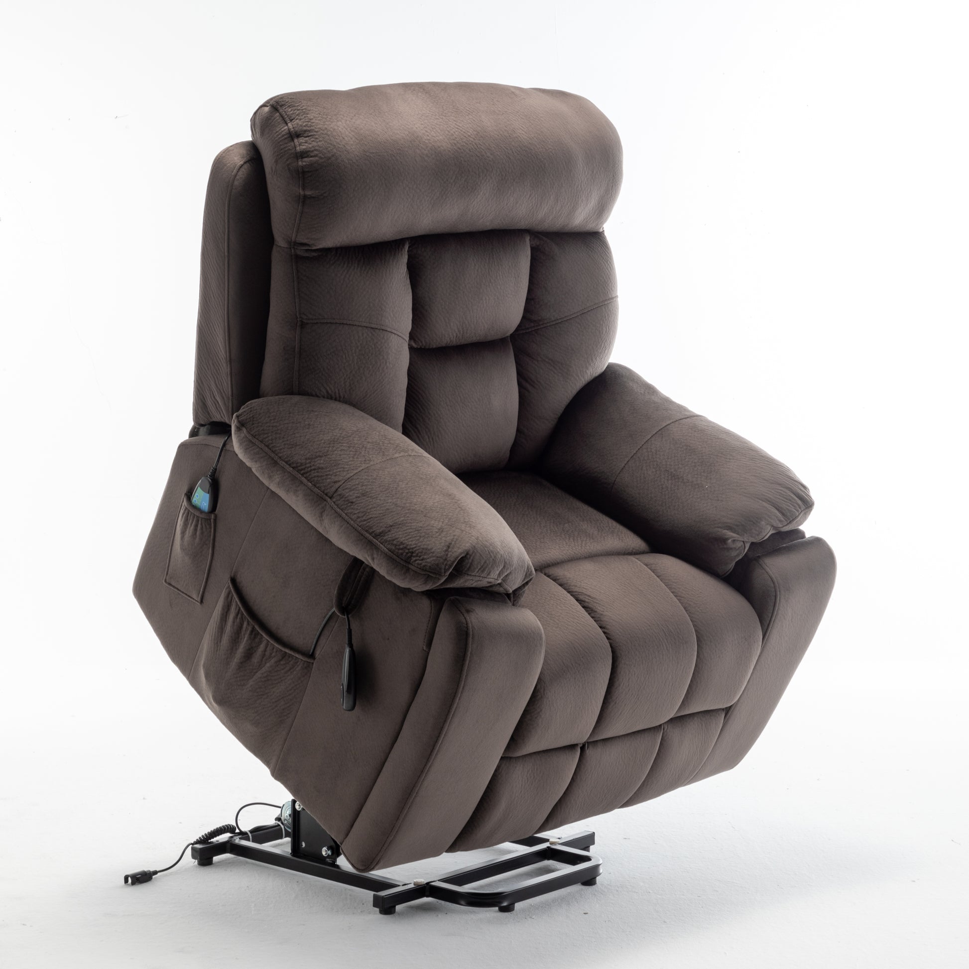Recliners Lift Chair Relax Sofa Chair Livingroom Furniture Living Room Power Electric Reclining for Elderly - Abrihome