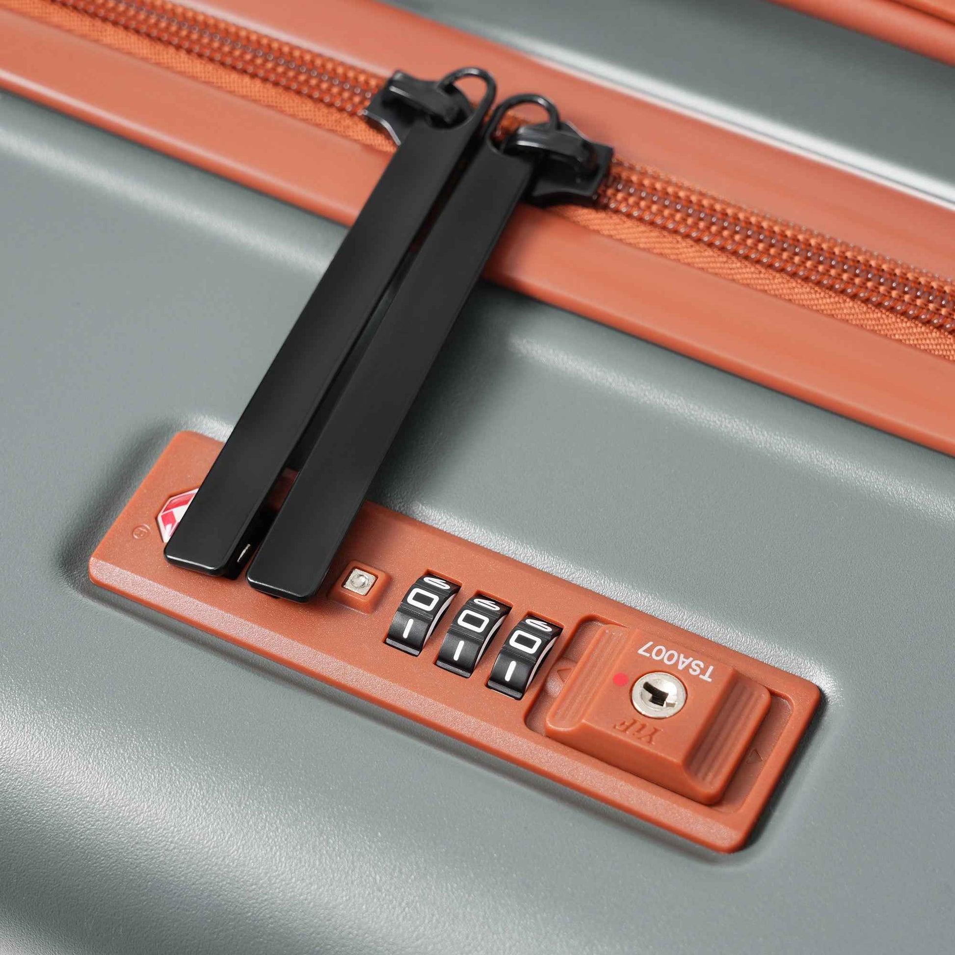 Luggage Sets 5 Piece with Front Opening , Hardside Expandable Carry on Suitcase with Spinner Wheels TSA Lock USB Port  Cup Holder Duffel Bag and Toiletry Bag