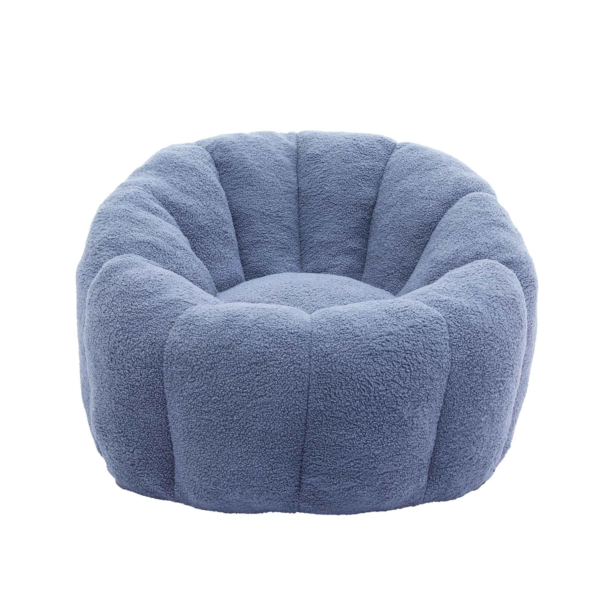 Bean Bag Chair, Bean Bag Sofa Chair with Armrests Stuffed High-Density Foam, Lazy Sofa Comfy Chairs BeanBag Chair for Adults in Living Room,Bedroom Reading