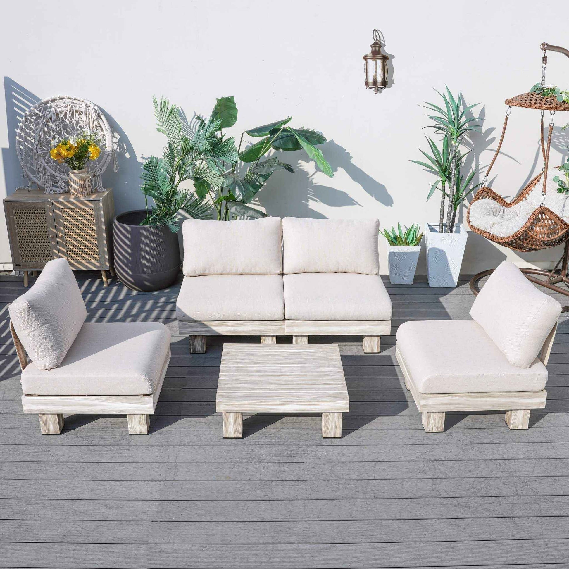 Monterey Modular Armless 4-Seater Sofa Set (PAS-2510-4S-Armless-SET)