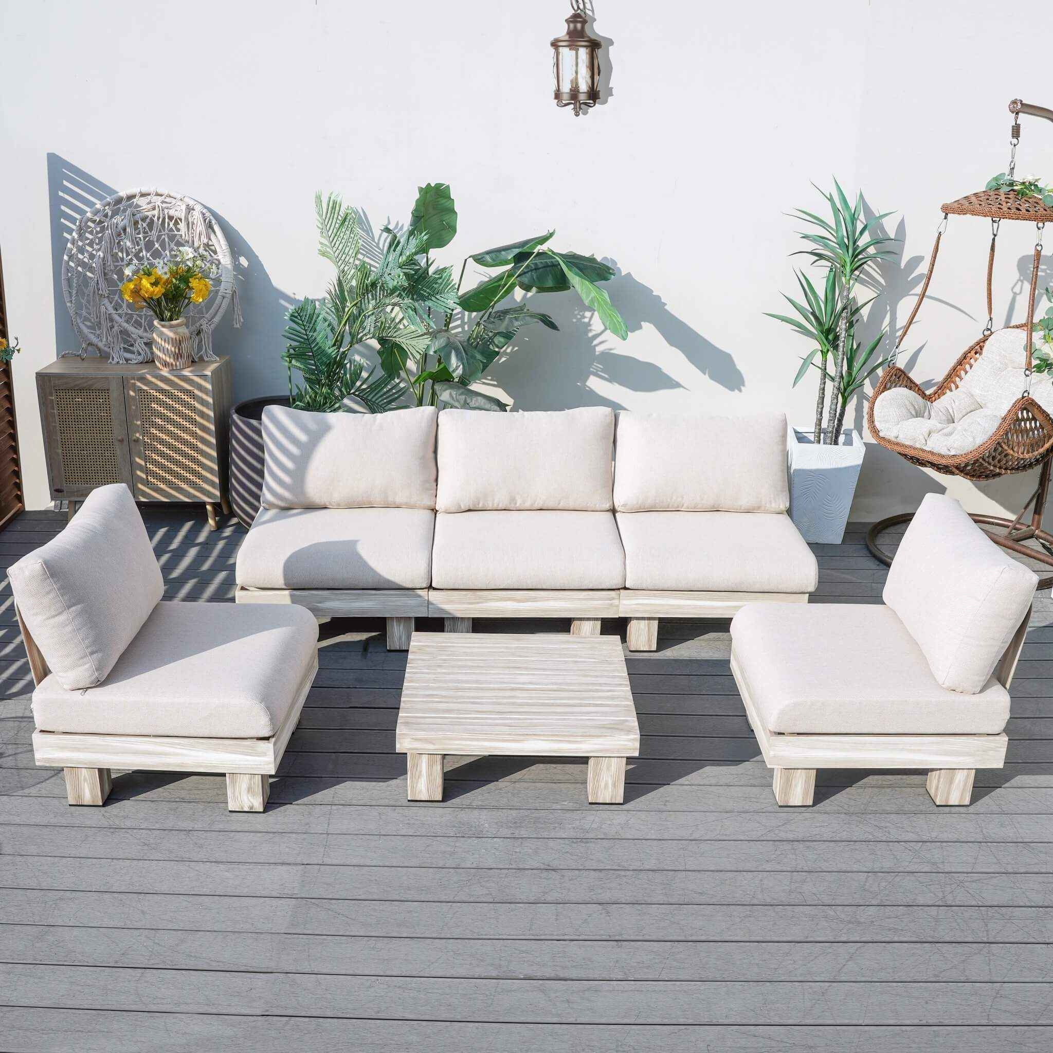 Monterey Modular Armless 5-Seater Sofa Set (PAS-2510-5S-Armless-SET)