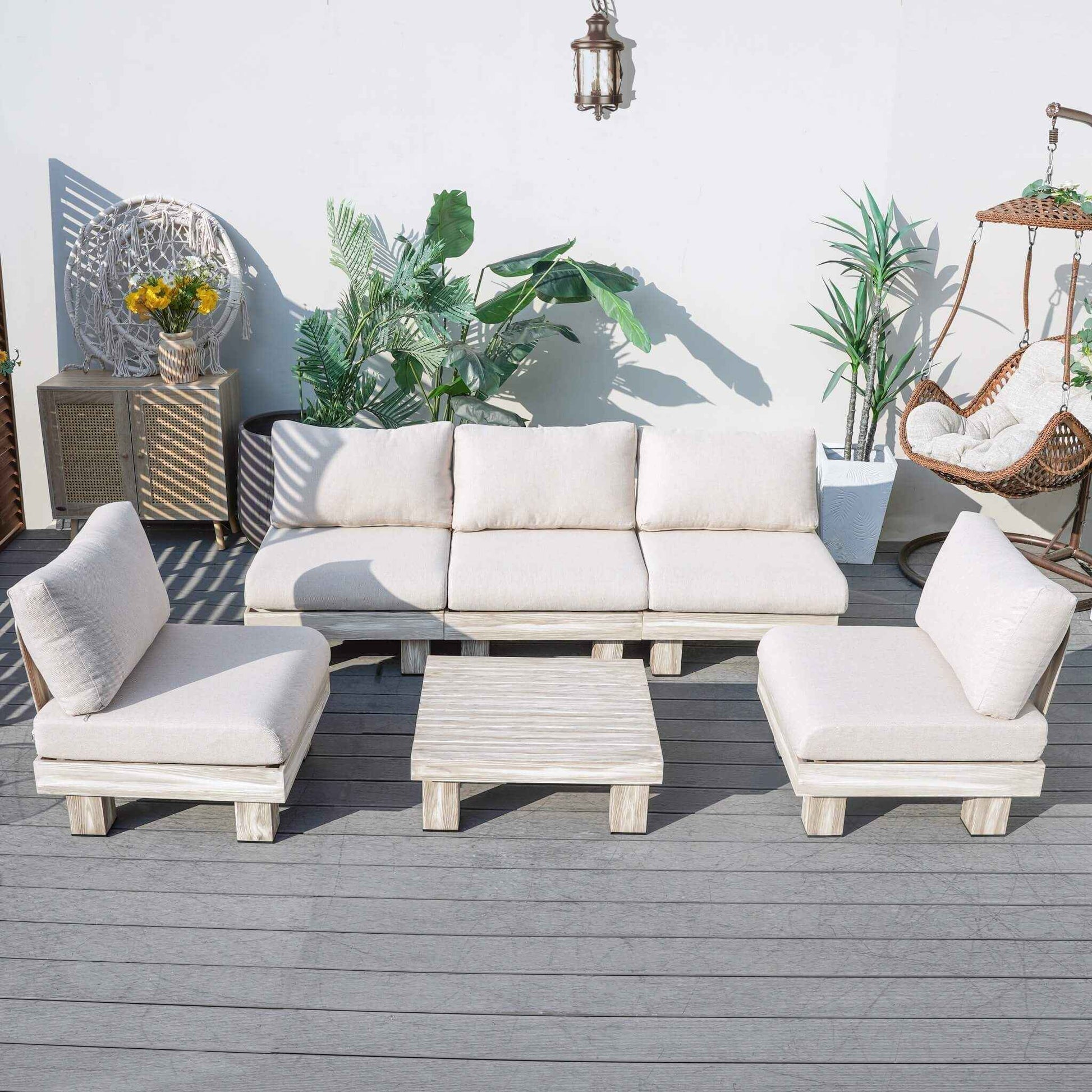 Monterey Modular Armless 5-Seater Sofa Set (PAS-2510-5S-Armless-SET)