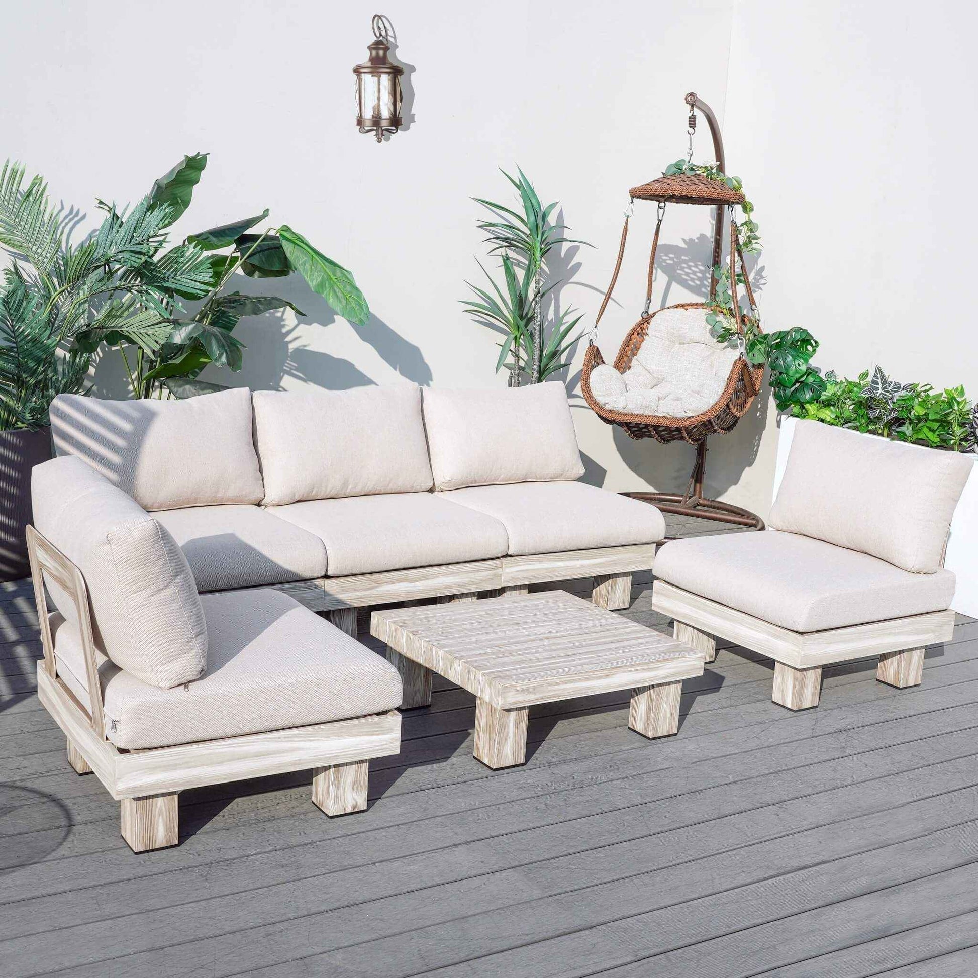 Monterey Modular Armless 5-Seater Sofa Set (PAS-2510-5S-Armless-SET)