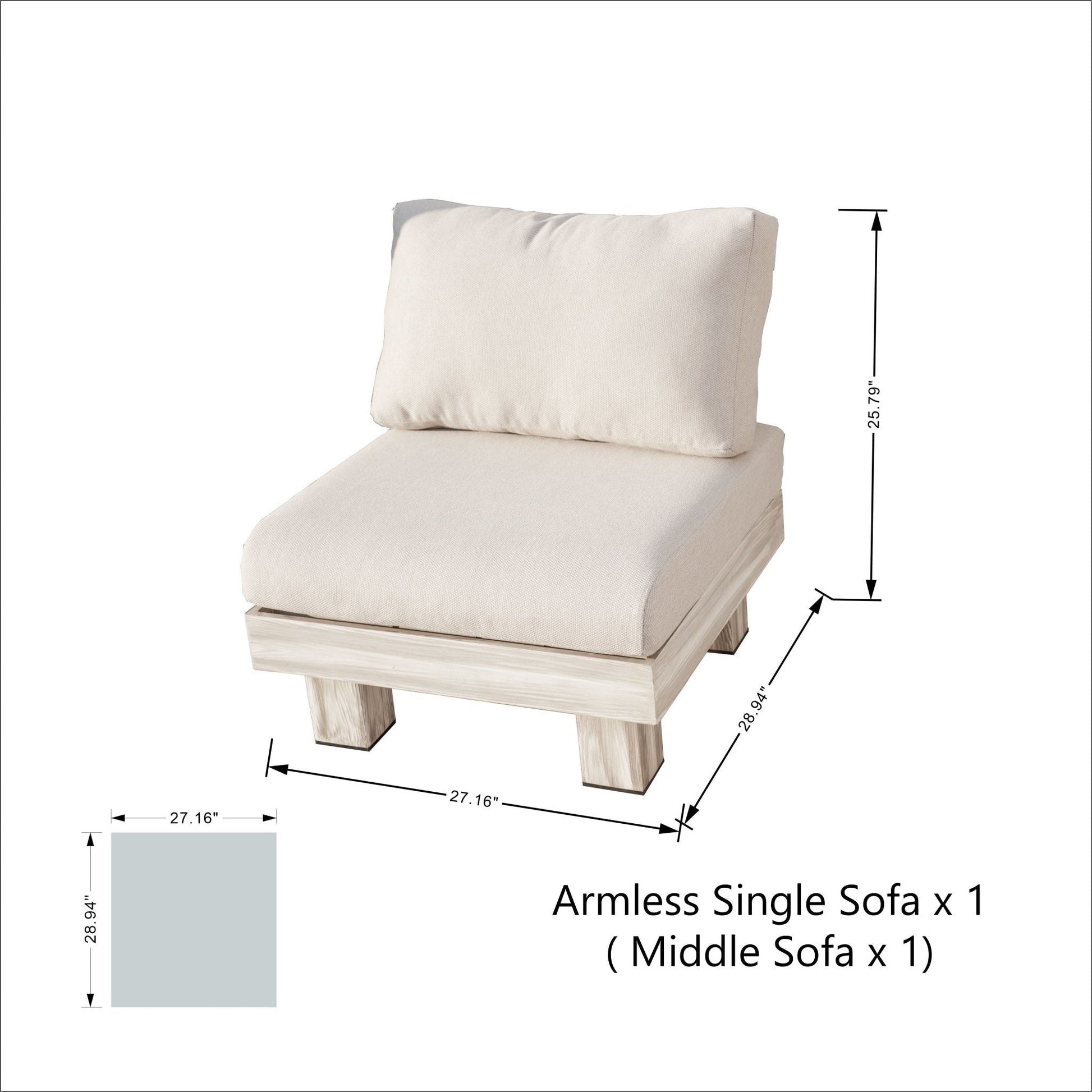Monterey Modular L4 Corner Sofa Set (PAS - 2510 - L4 - SET) - Direct Wicker
