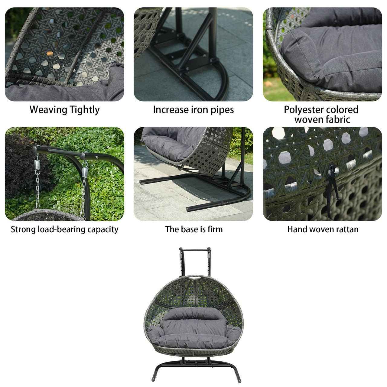 Premium Comfortable Double Swing Chair (PAL-2022)
