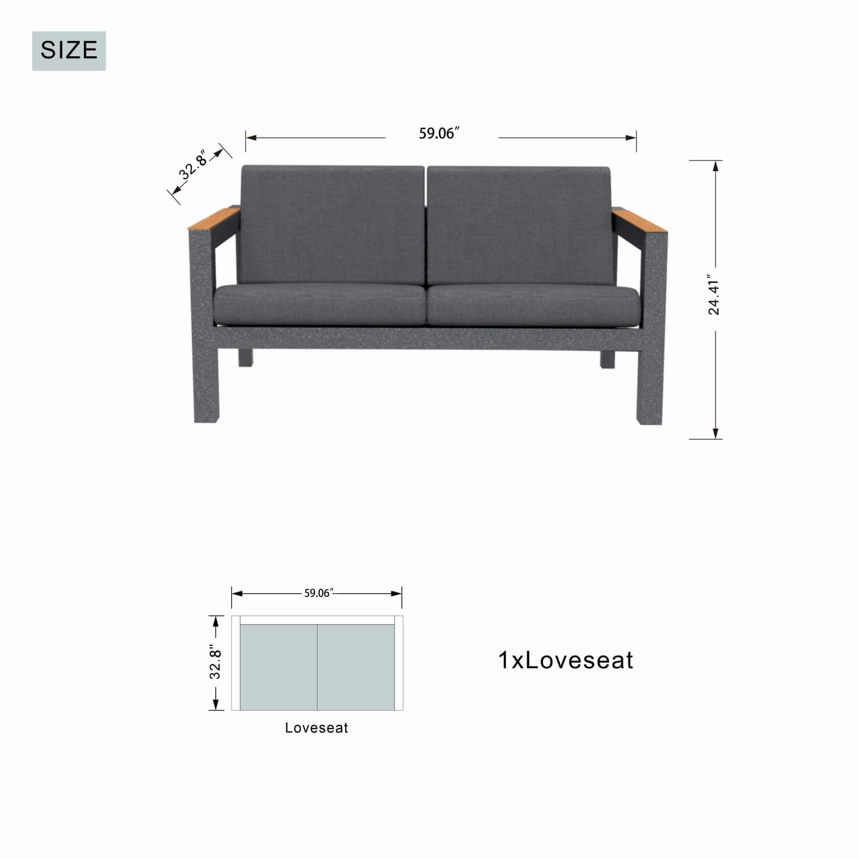 Seville Outdoor Sofa Set – 4/5/7 Seater Options (PAS-2326) - Direct Wicker