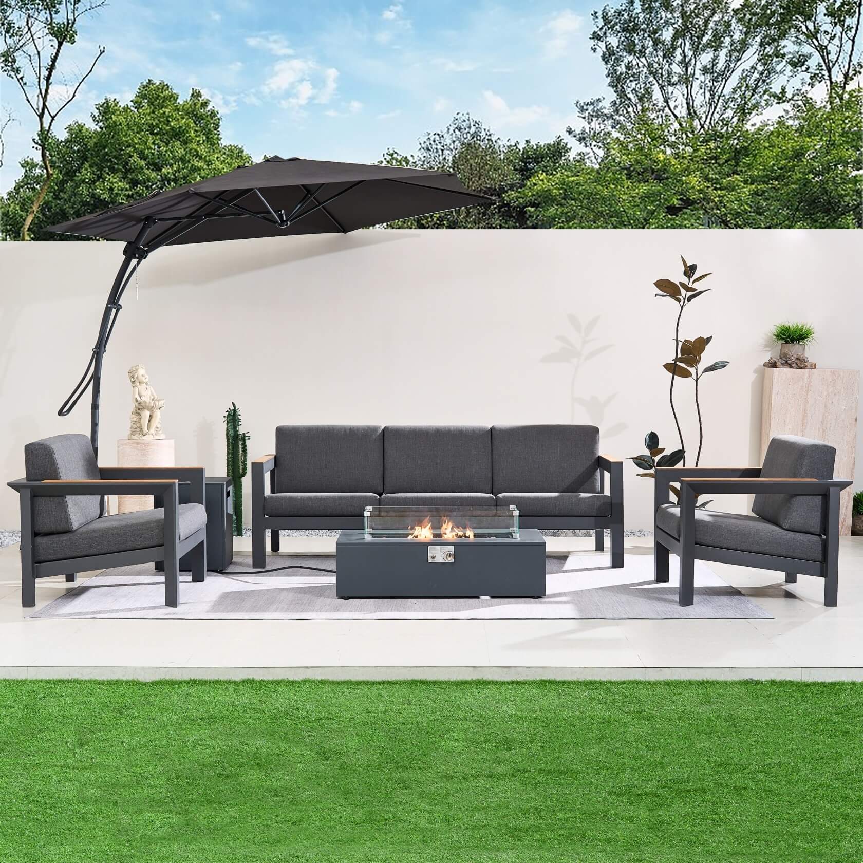 Seville Outdoor Sofa Set – 4/5/7 Seater Options (PAS-2326) - Direct Wicker