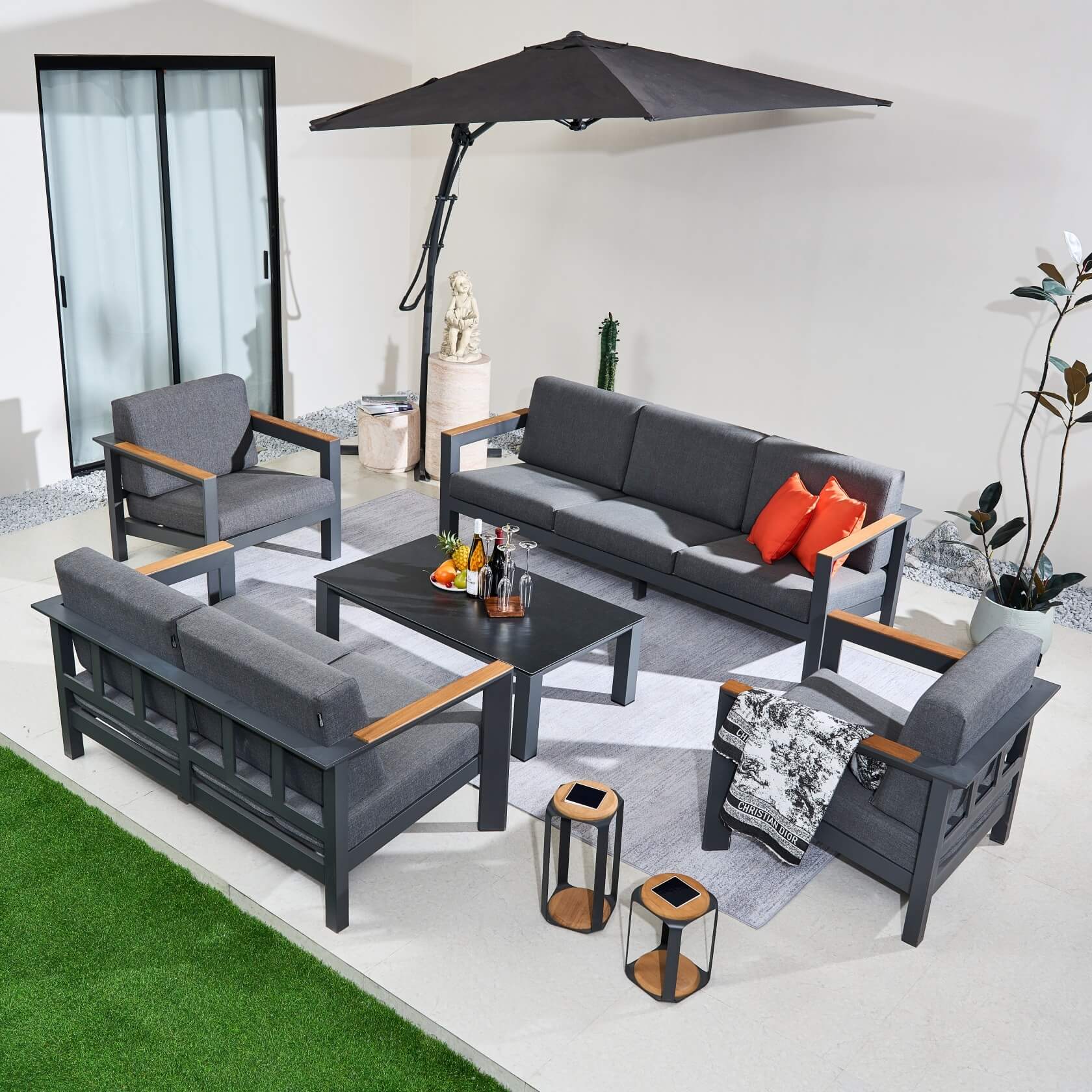Seville Outdoor Sofa Set – 4/5/7 Seater Options (PAS-2326) - Direct Wicker