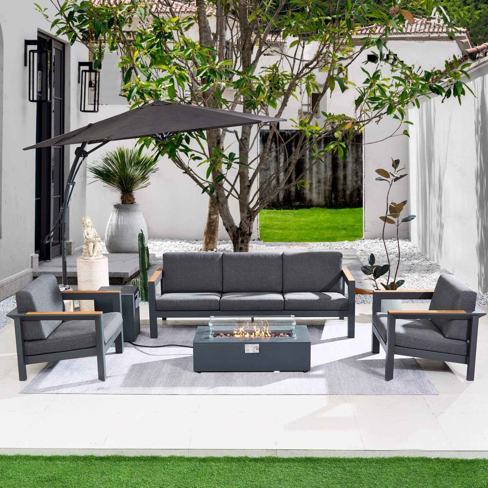 Seville Outdoor Sofa Set – 4/5/7 Seater Options (PAS-2326)
