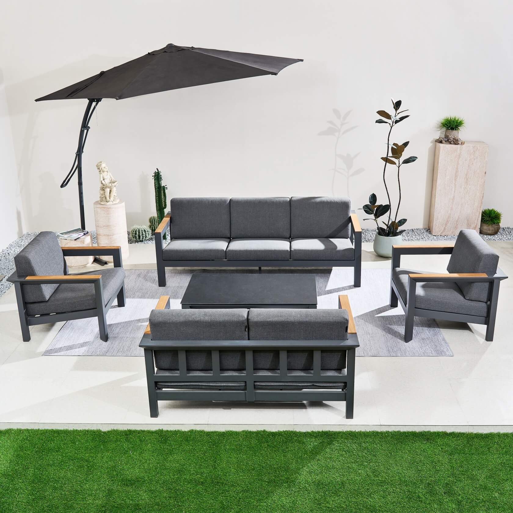 Seville Outdoor Sofa Set – 4/5/7 Seater Options (PAS-2326) - Direct Wicker