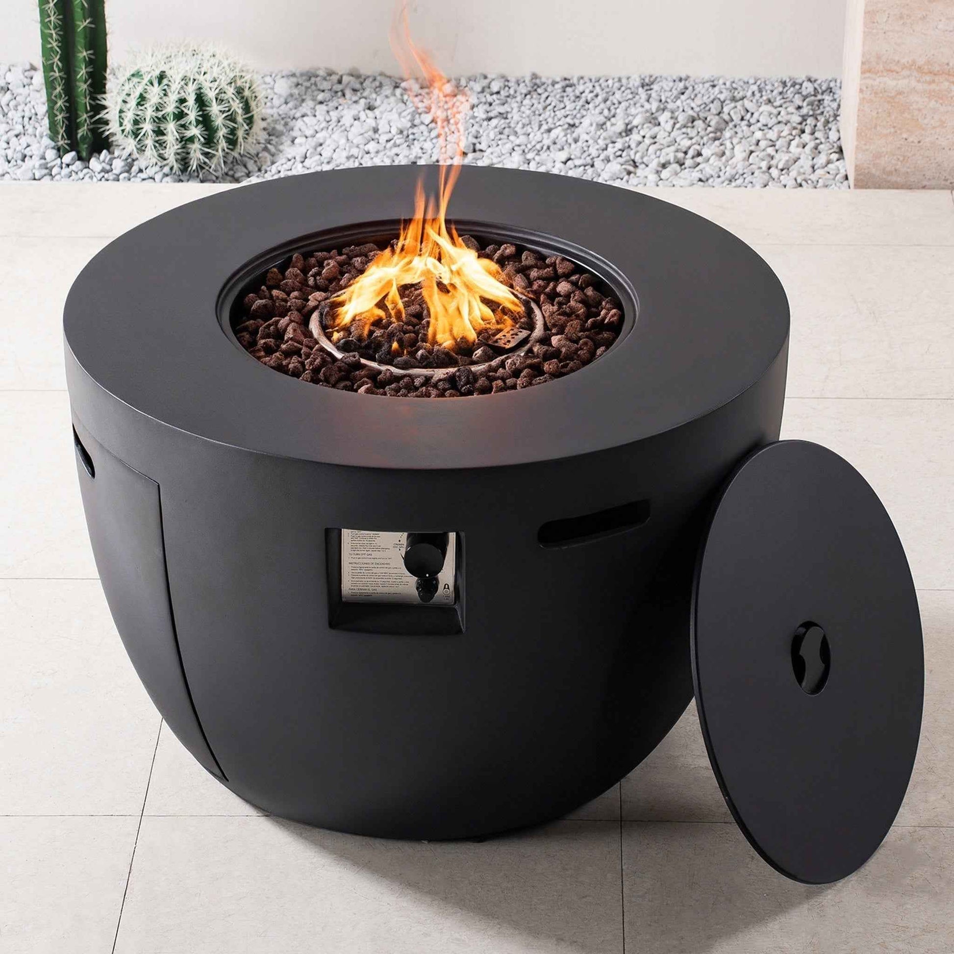 Venetian Round Fire Pit Table for Outdoor Use (PAG-2160)