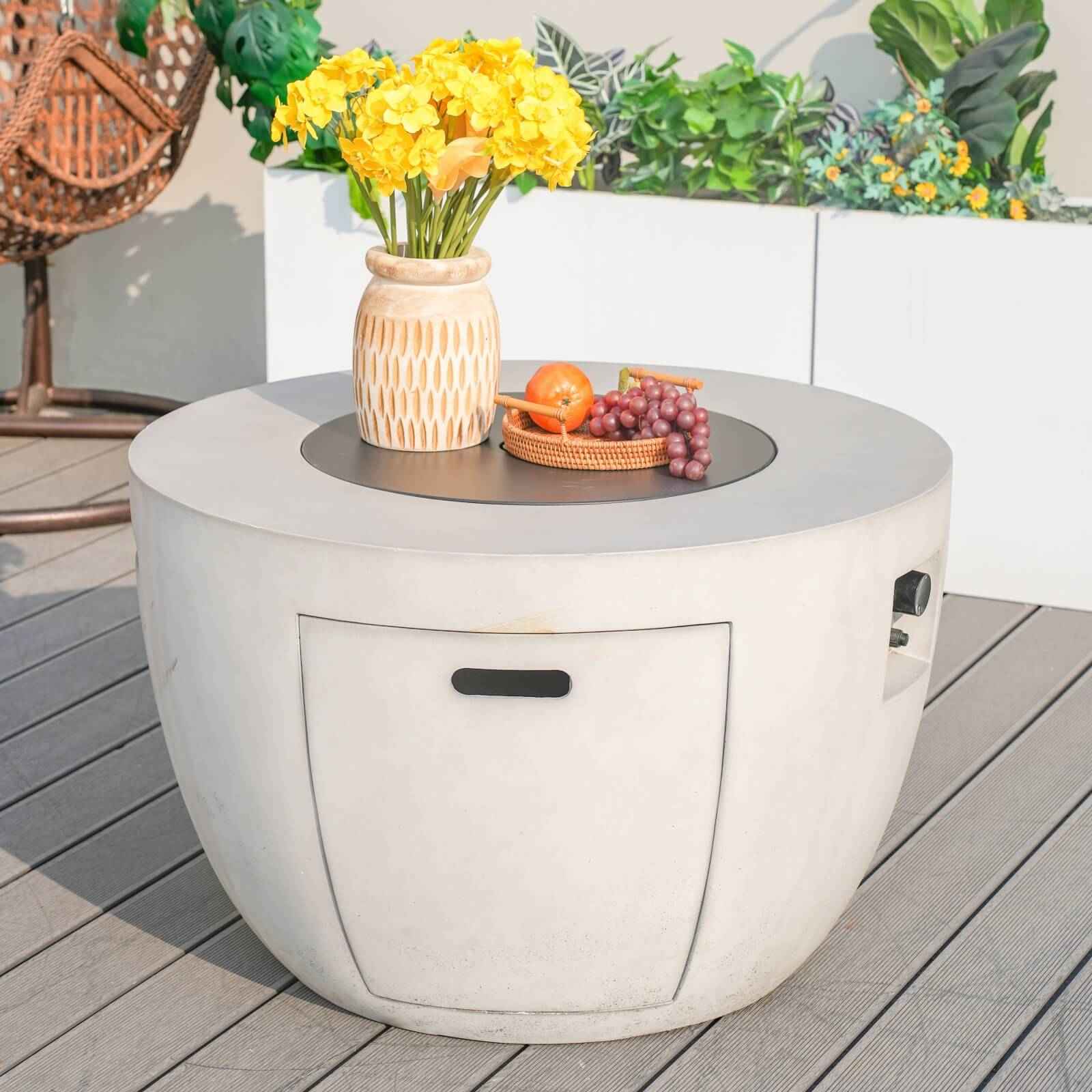 Venetian Round Fire Pit Table for Outdoor Use (PAG-2160)