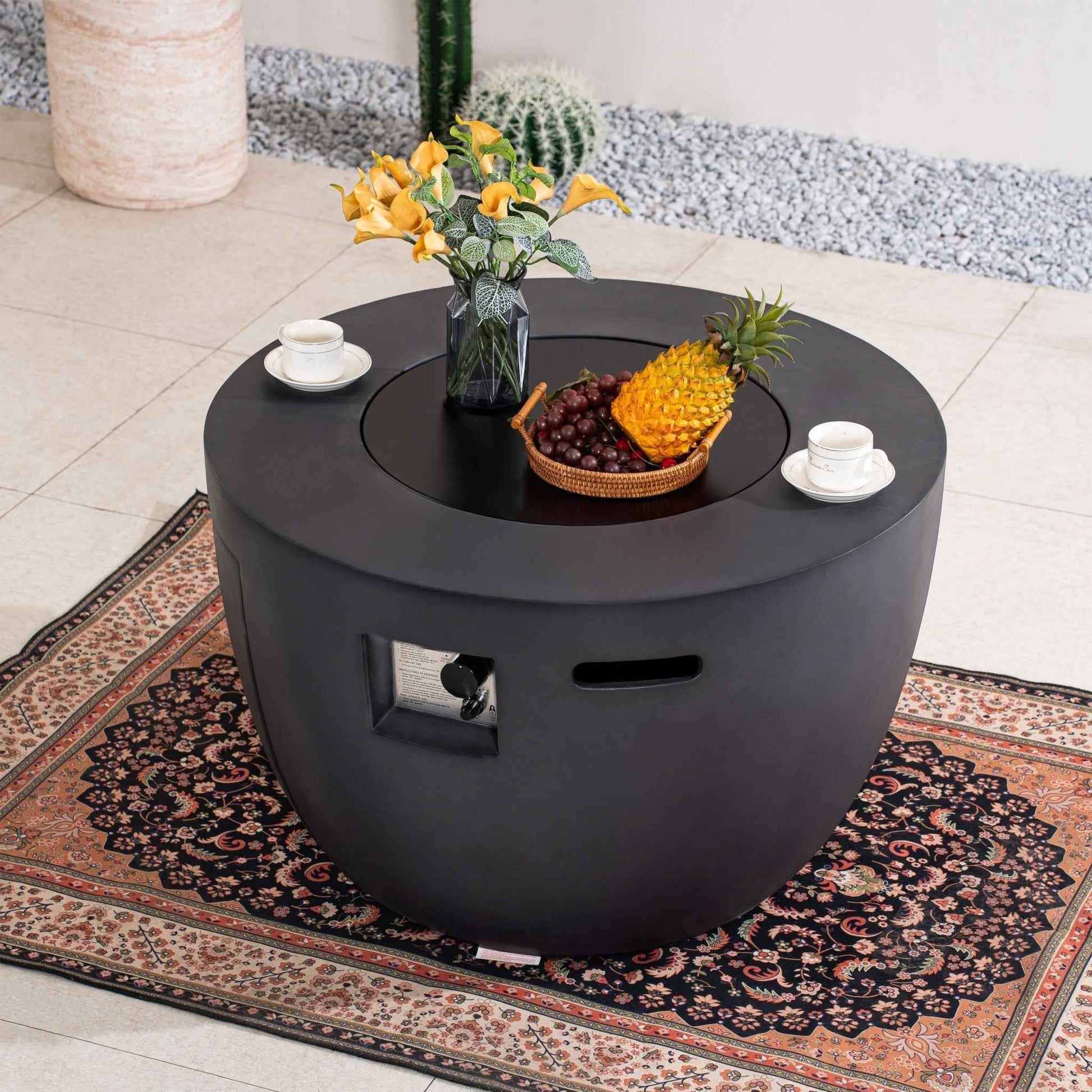 Venetian Round Fire Pit Table for Outdoor Use (PAG-2160)