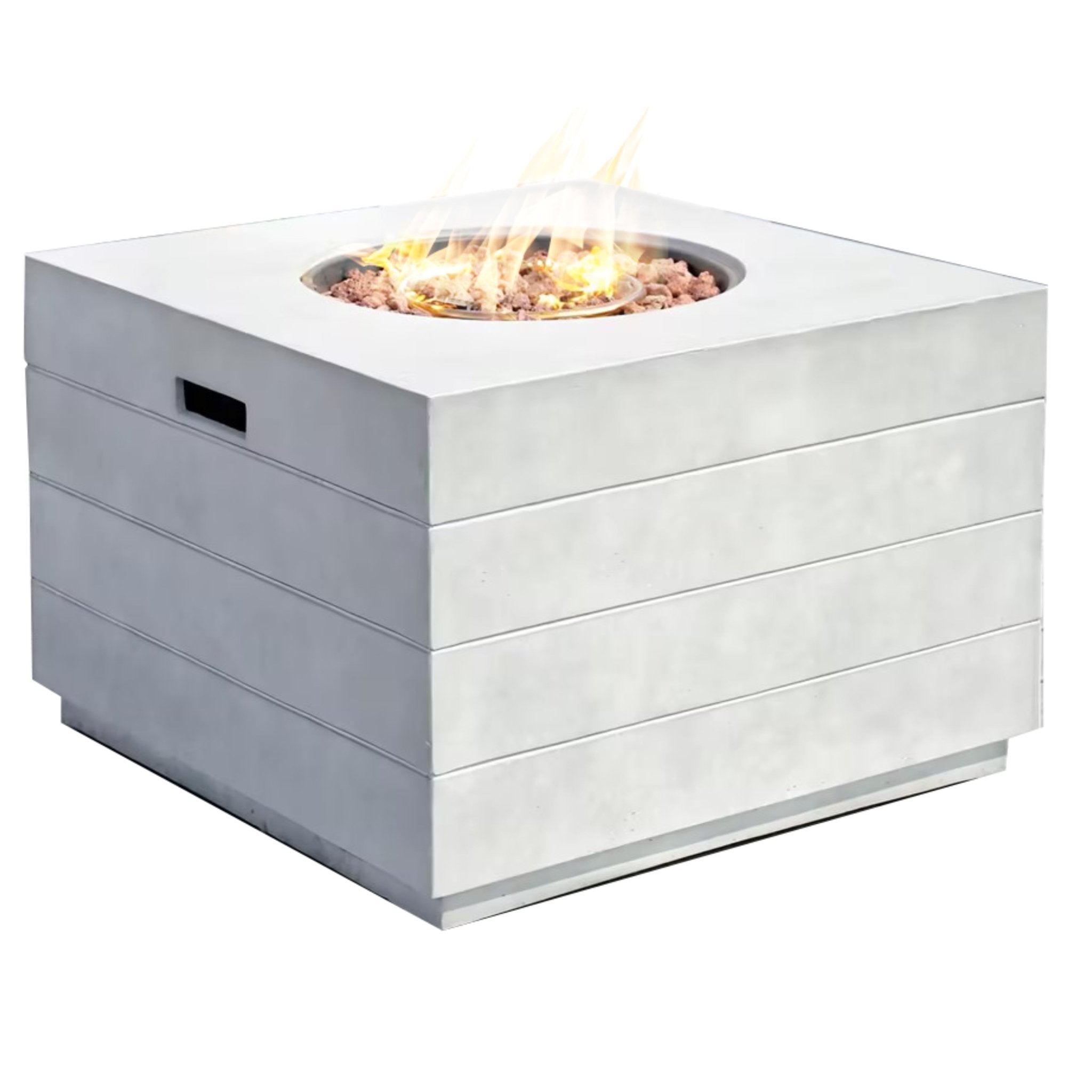 Venetian Square Fire Pit Table for Outdoor Use (PAG - 2140) - Direct Wicker